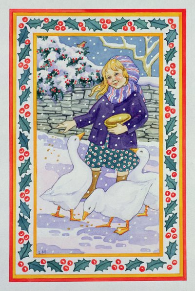 Christmas Geese by Lavinia Hamer
